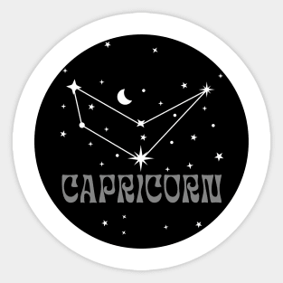 Capricorn constellation Sticker